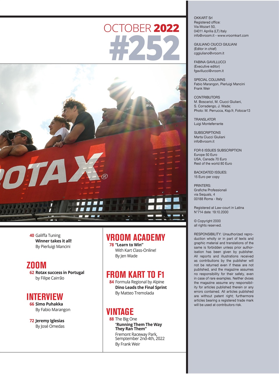 Vroom International Preview Pages