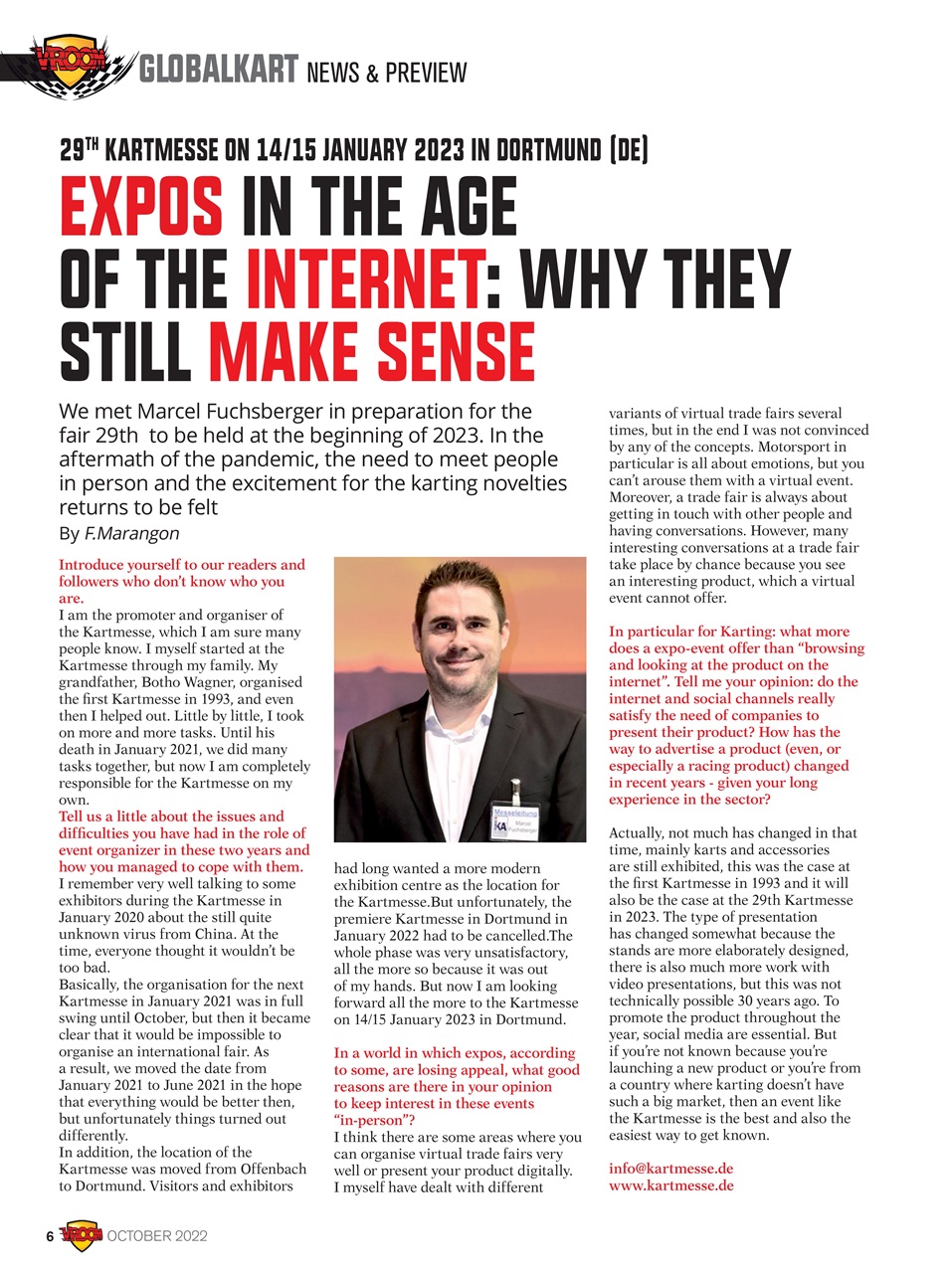 Vroom International Preview Pages