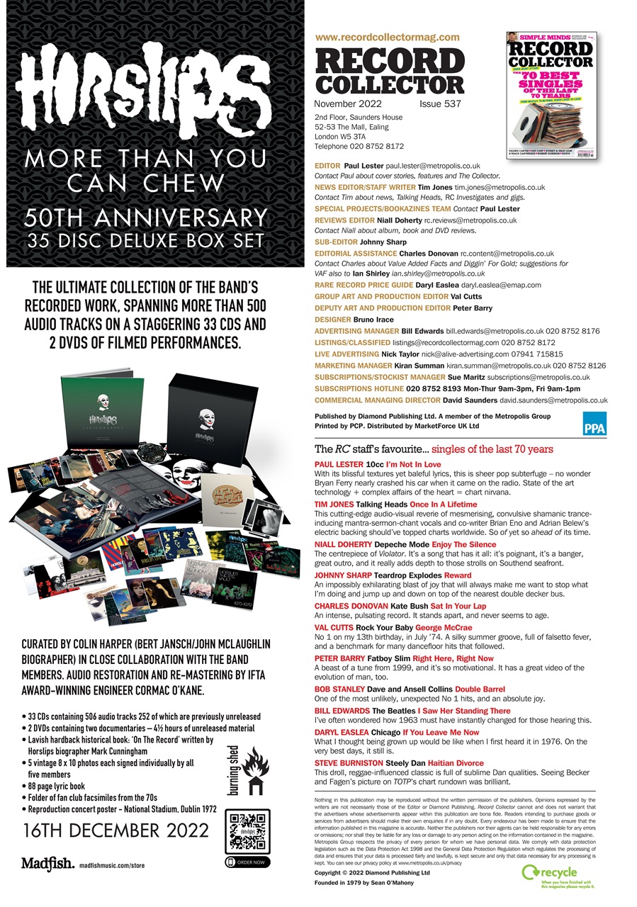 Record Collector Preview Pages