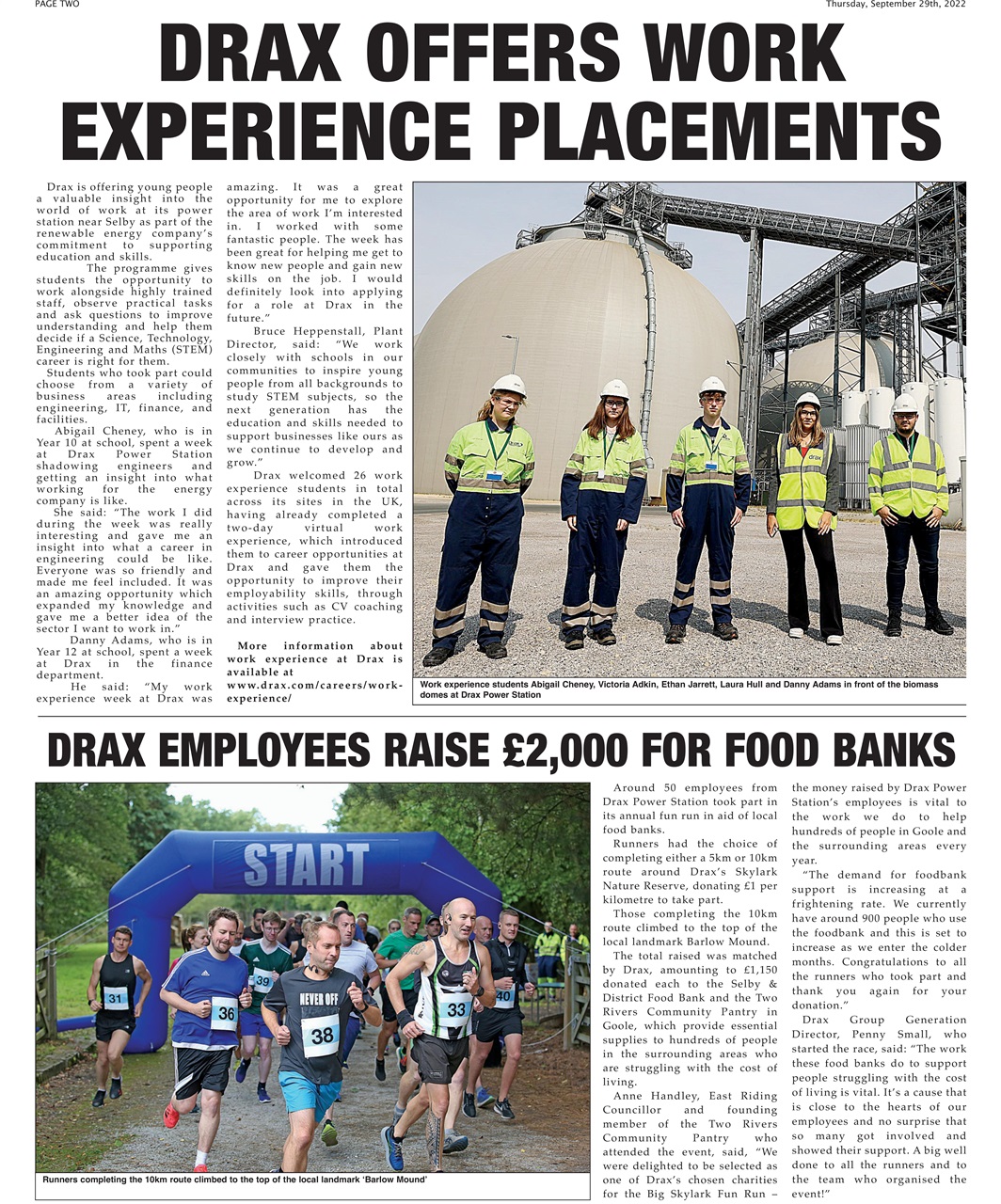 Selby Times Preview Pages