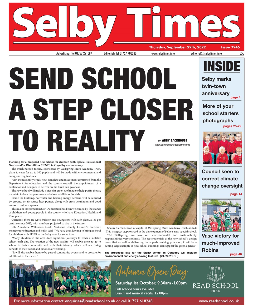 Selby Times Preview Pages