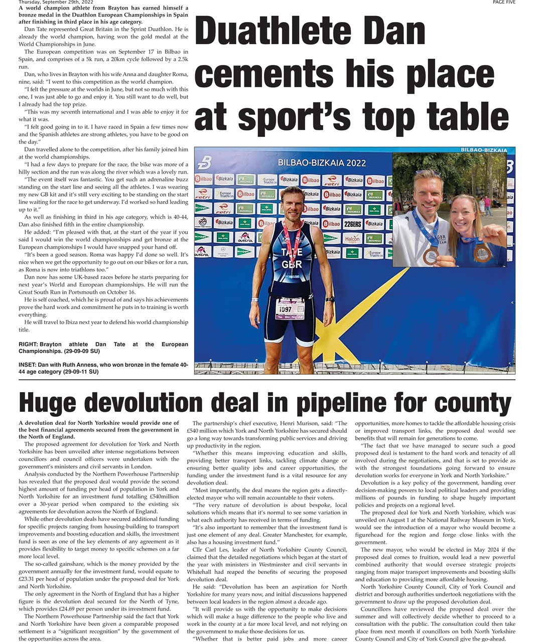 Selby Times Preview Pages