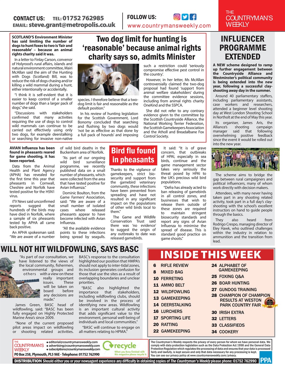 Countryman's Weekly Preview Pages