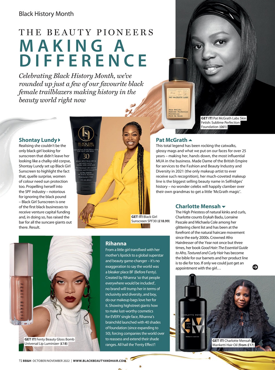 Black Beauty & Hair – the UK's No. 1 Black magazine Preview Pages
