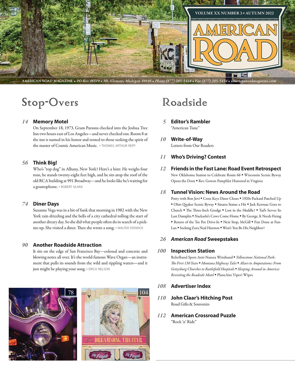 American Road Preview Pages