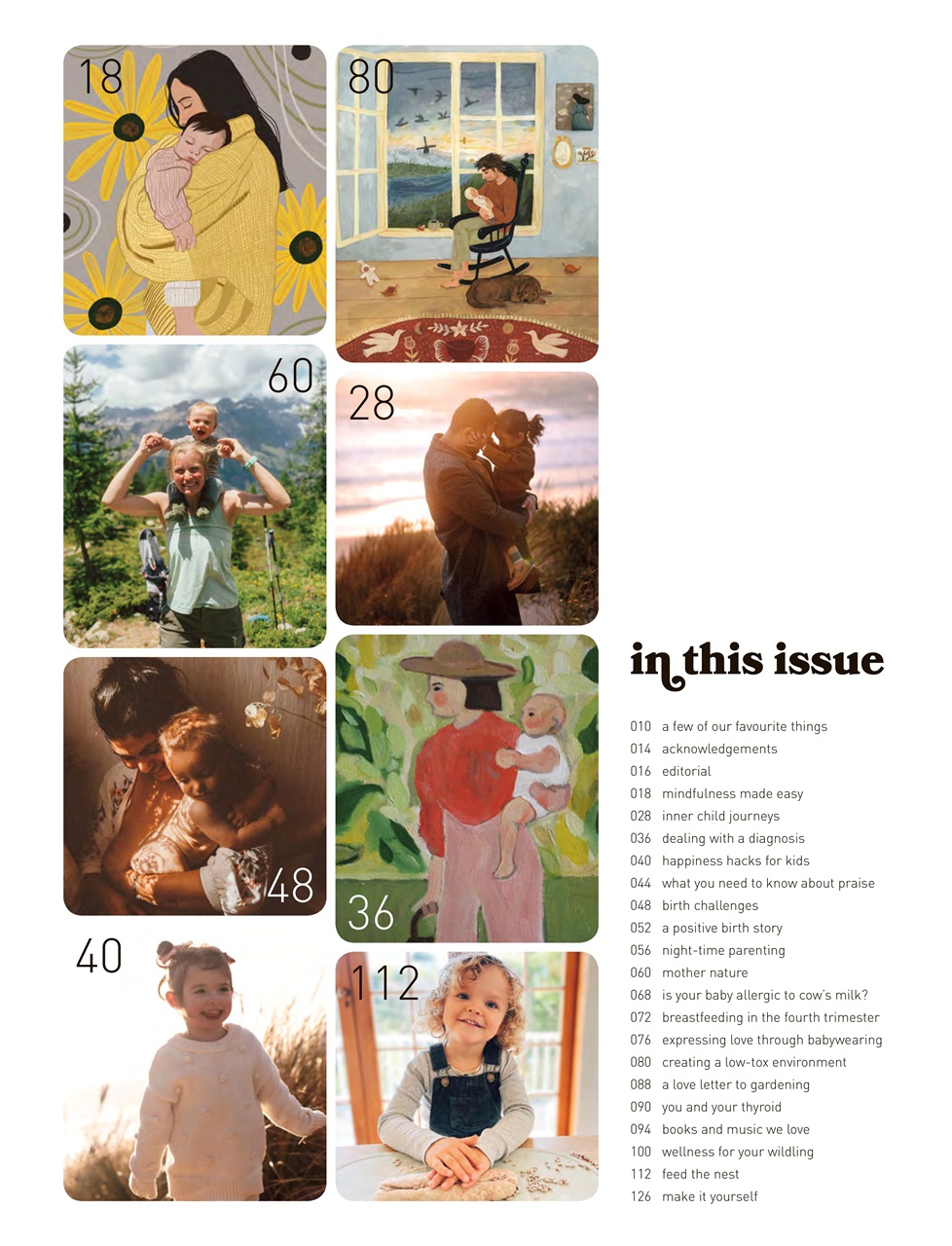 The Natural Parent Magazine Preview Pages