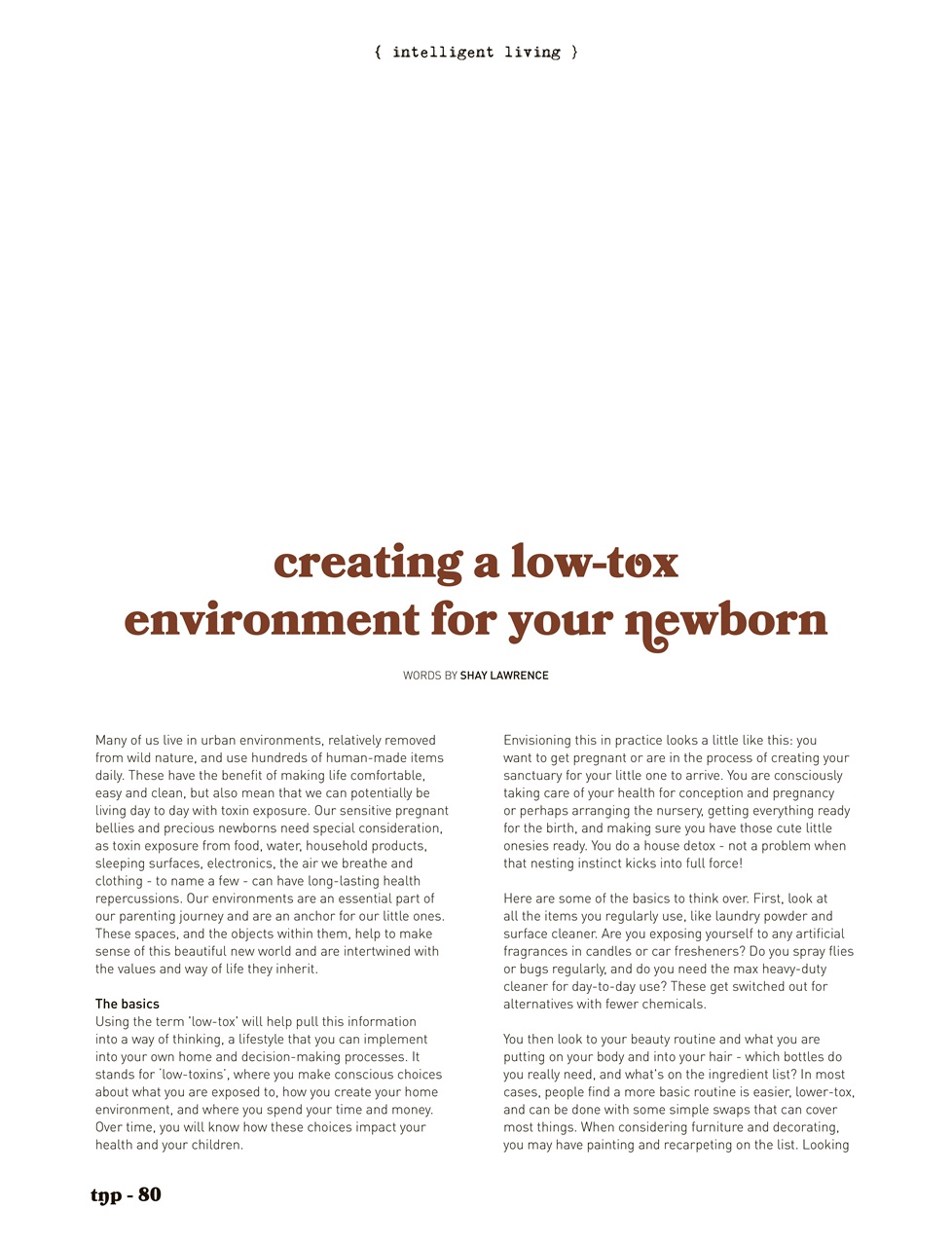 The Natural Parent Magazine Preview Pages