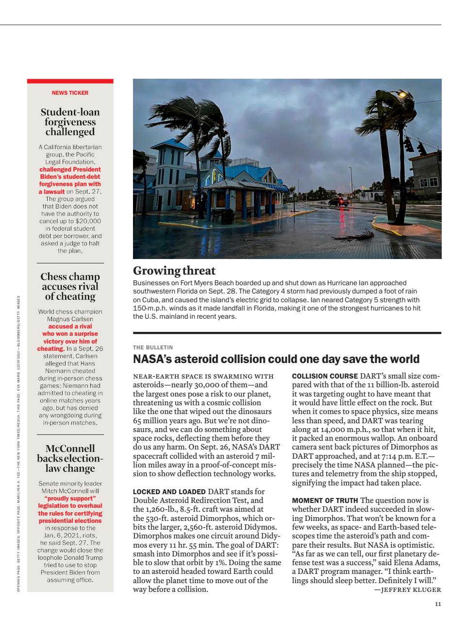 TIME Magazine Europe Preview Pages