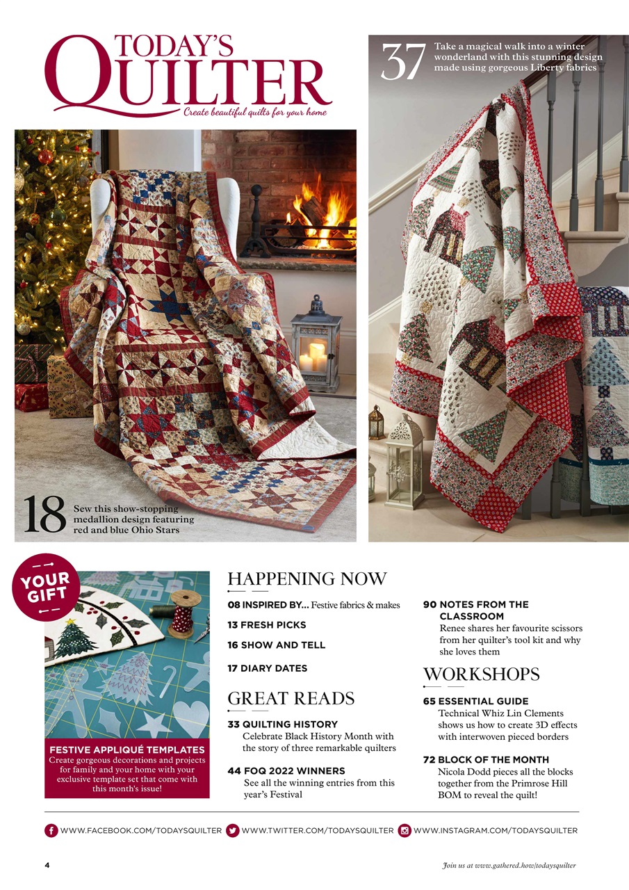 Today’s Quilter Preview Pages