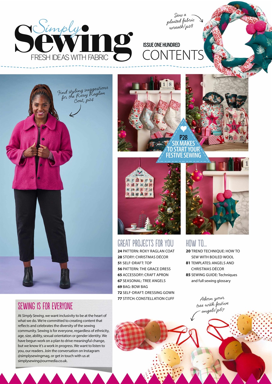 Simply Sewing Preview Pages