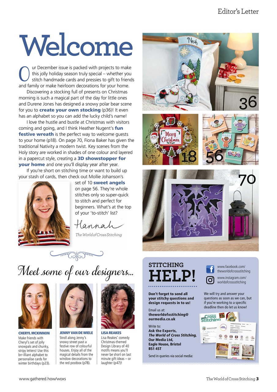 The World of Cross Stitching Preview Pages