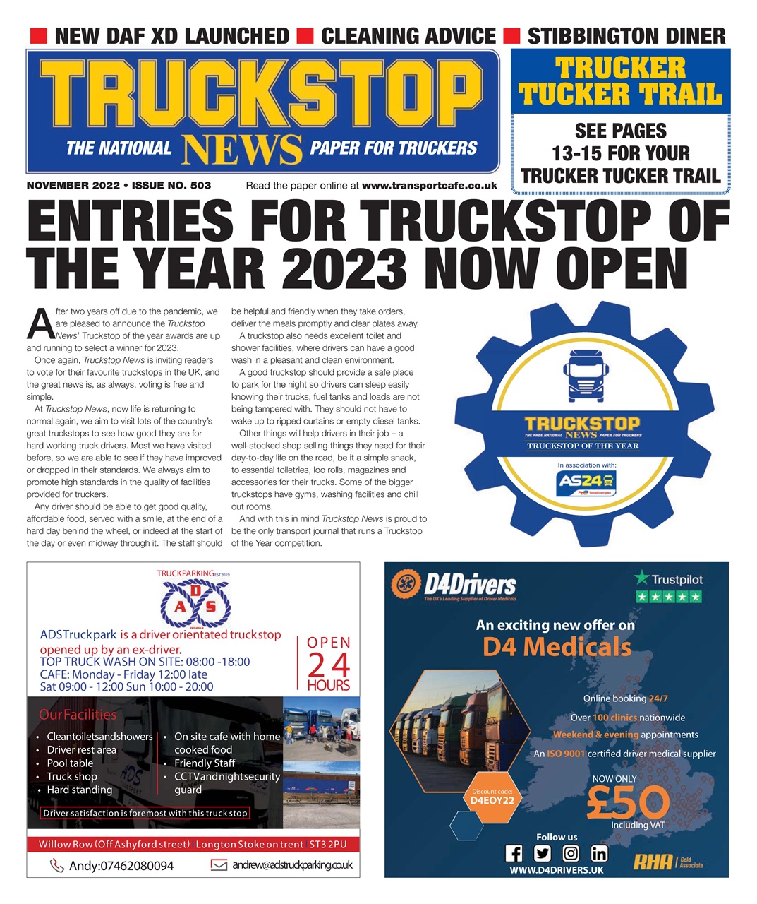 Truckstop News Preview Pages