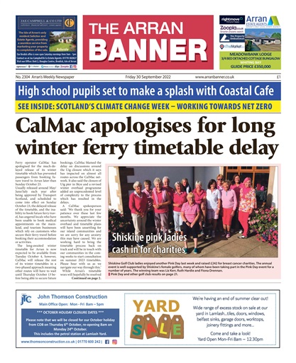 Arran Banner issue 