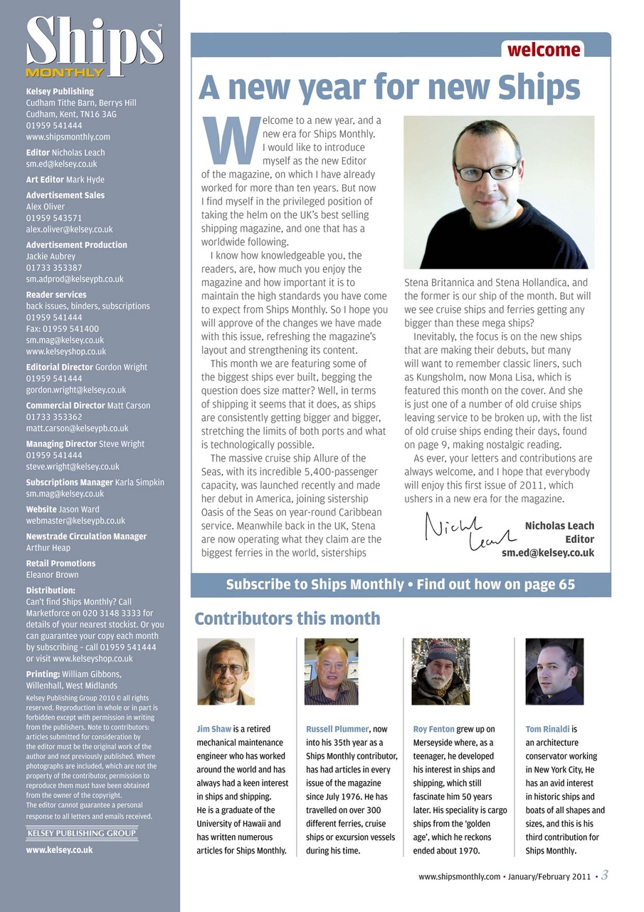 Ships Monthly Preview Pages