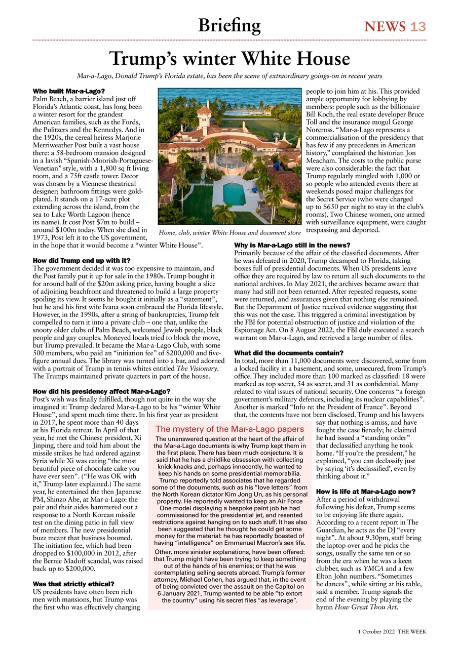 The Week Preview Pages