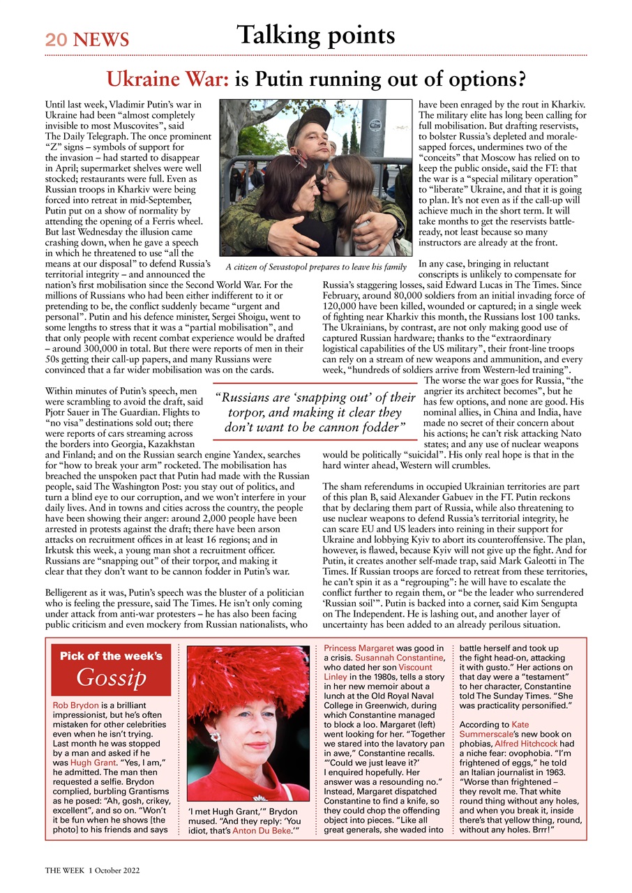 The Week Preview Pages