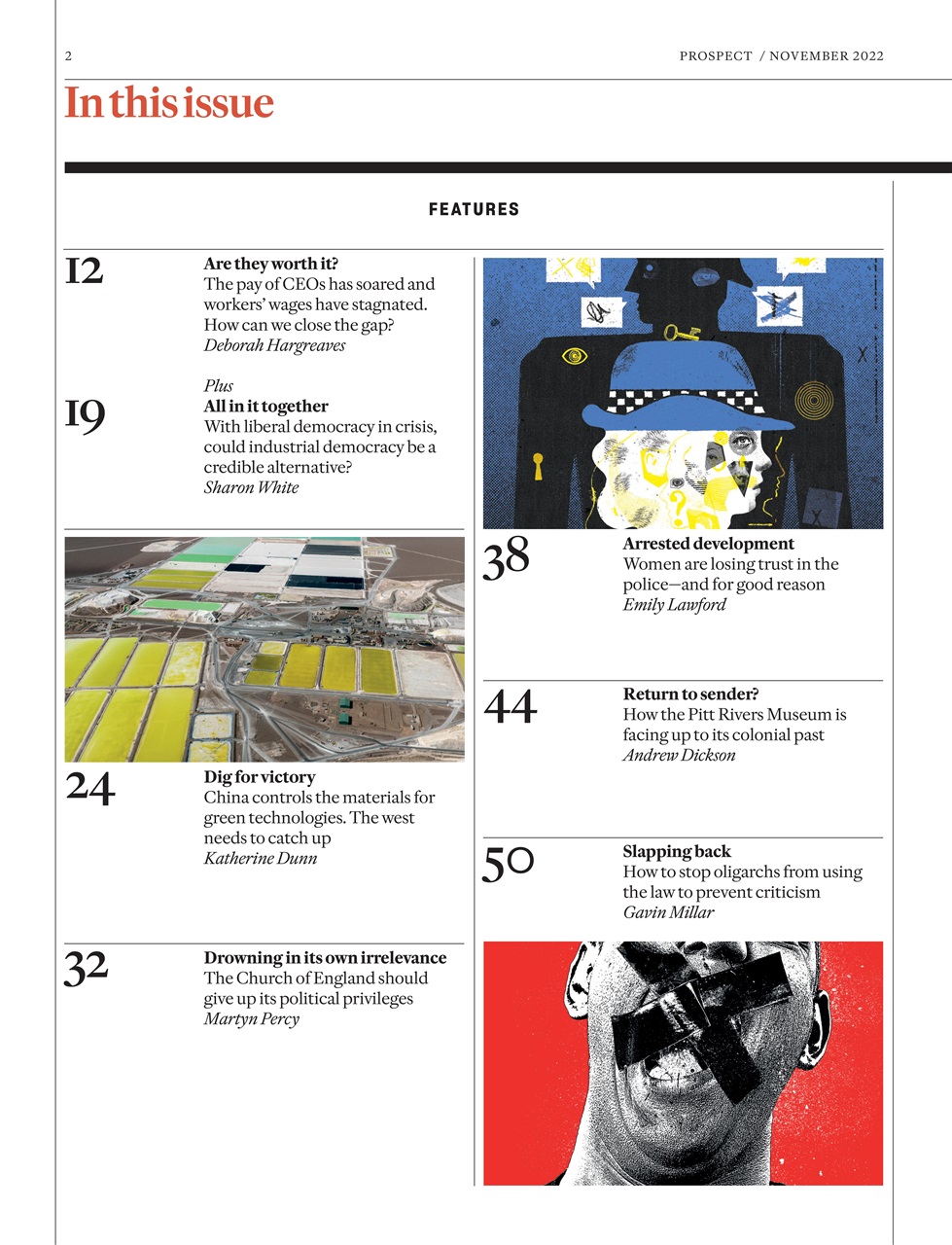 Prospect Magazine Preview Pages