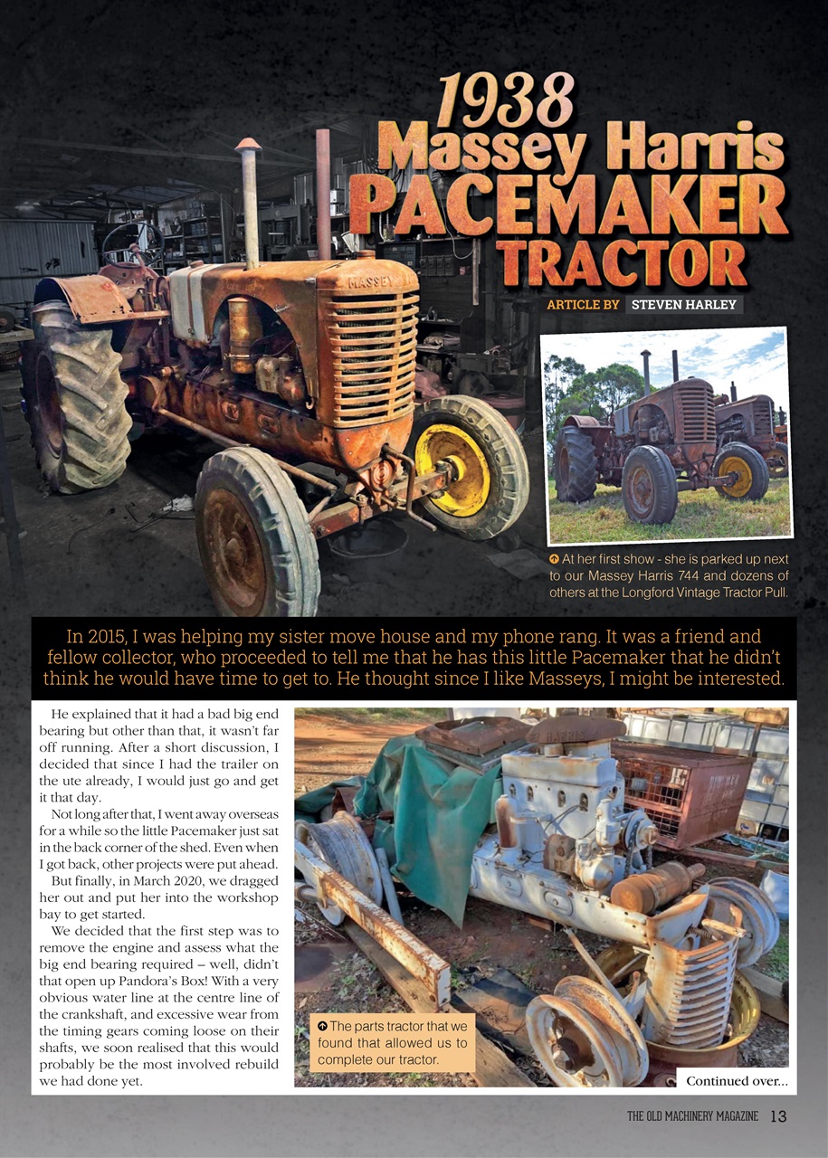 The Old Machinery Magazine Preview Pages