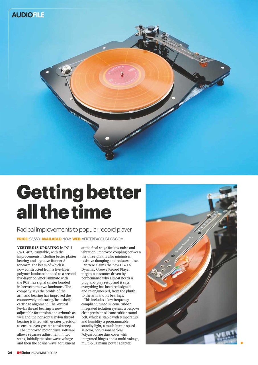 Hi-Fi Choice Preview Pages