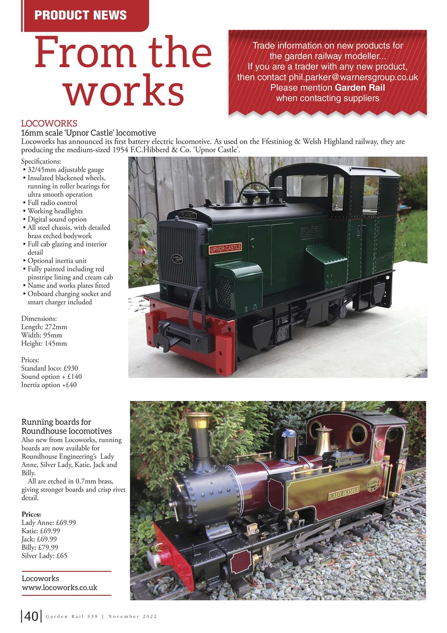 Garden Rail Preview Pages