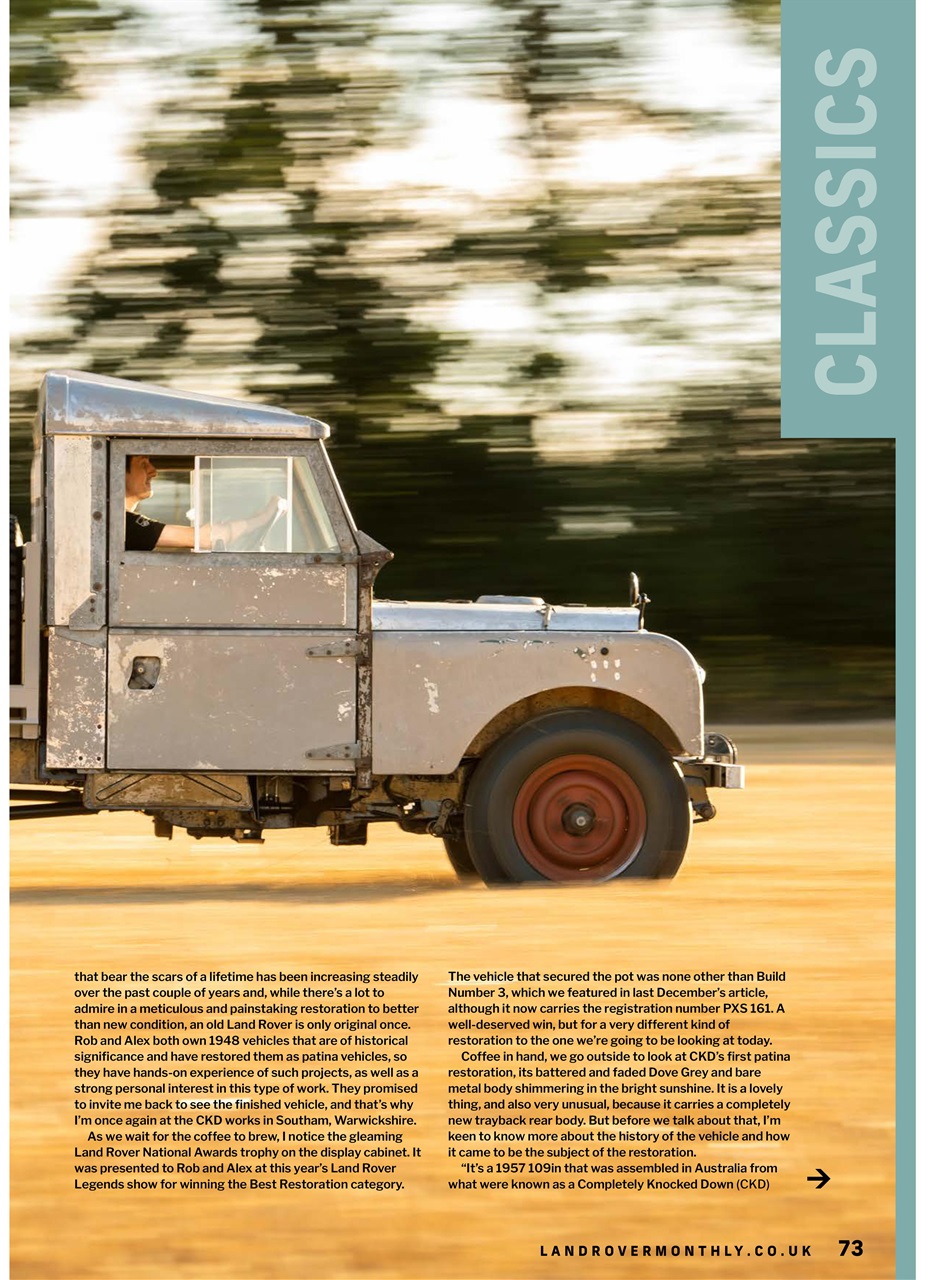 Land Rover Monthly Preview Pages
