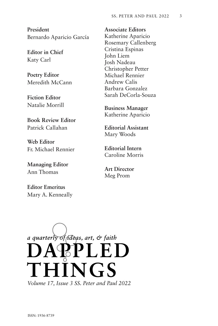 Dappled Things Preview Pages