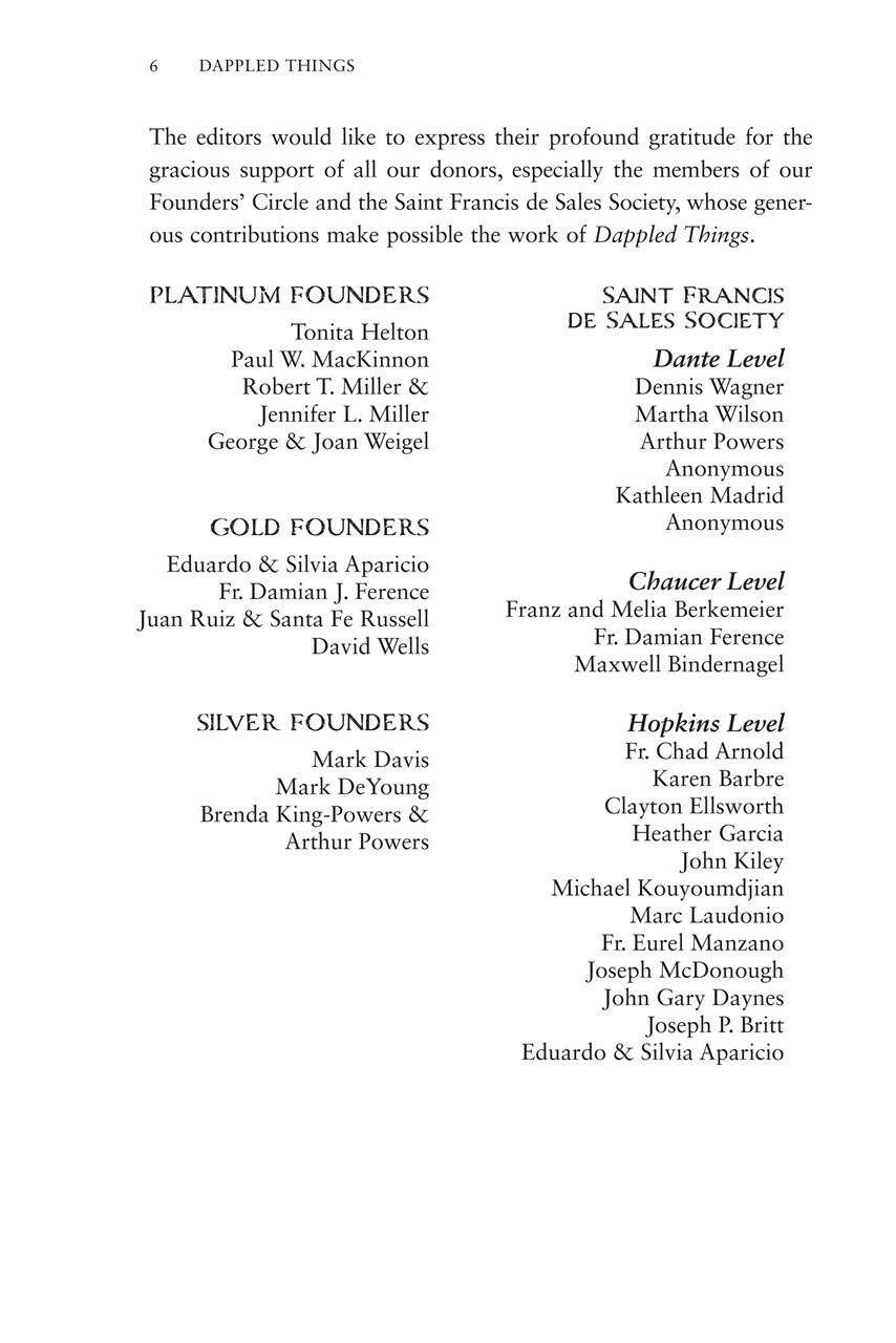 Dappled Things Preview Pages