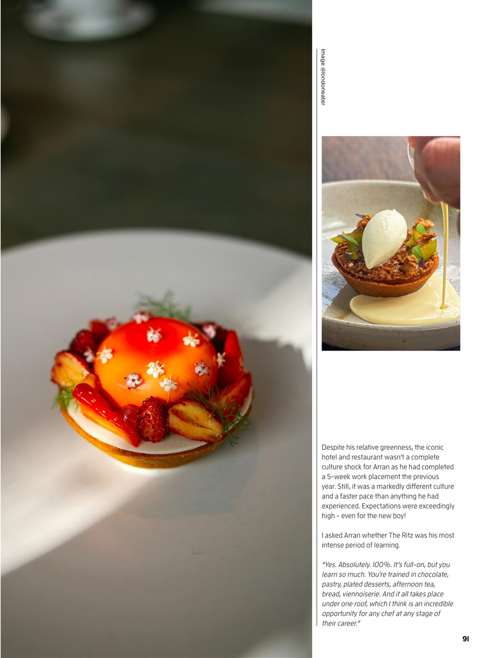 Chef & Restaurant Magazine Preview Pages