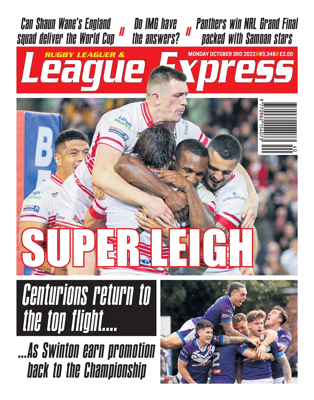 League Express Preview Pages