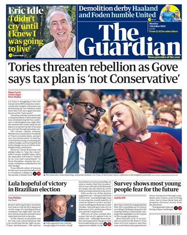 The Guardian Newspaper issue Monday, October 3, 2022