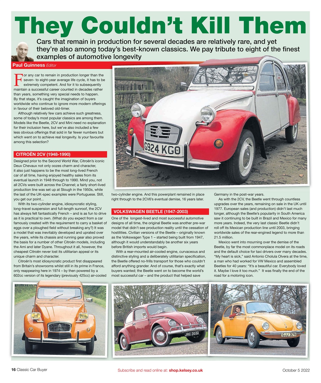 Classic Car Buyer Preview Pages