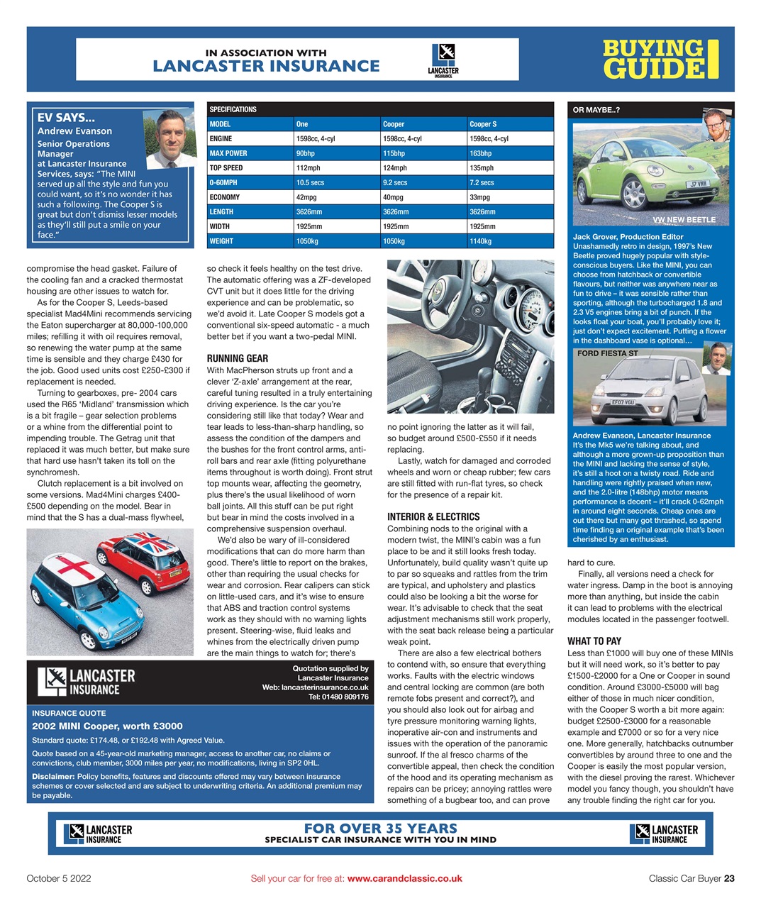Classic Car Buyer Preview Pages