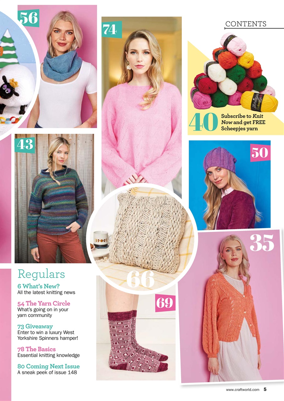 Knit Now Preview Pages