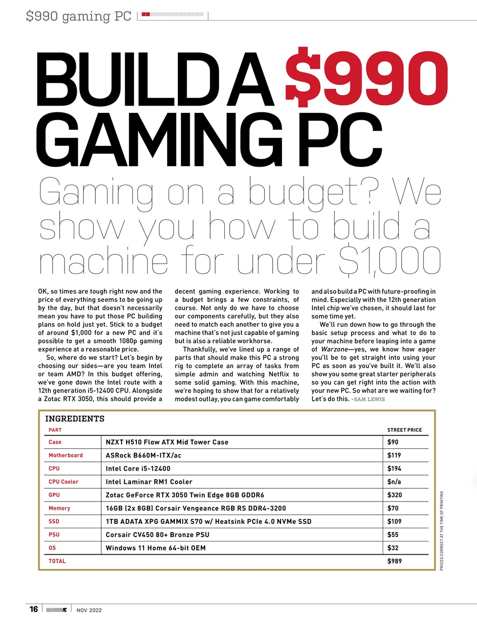 Maximum PC Preview Pages