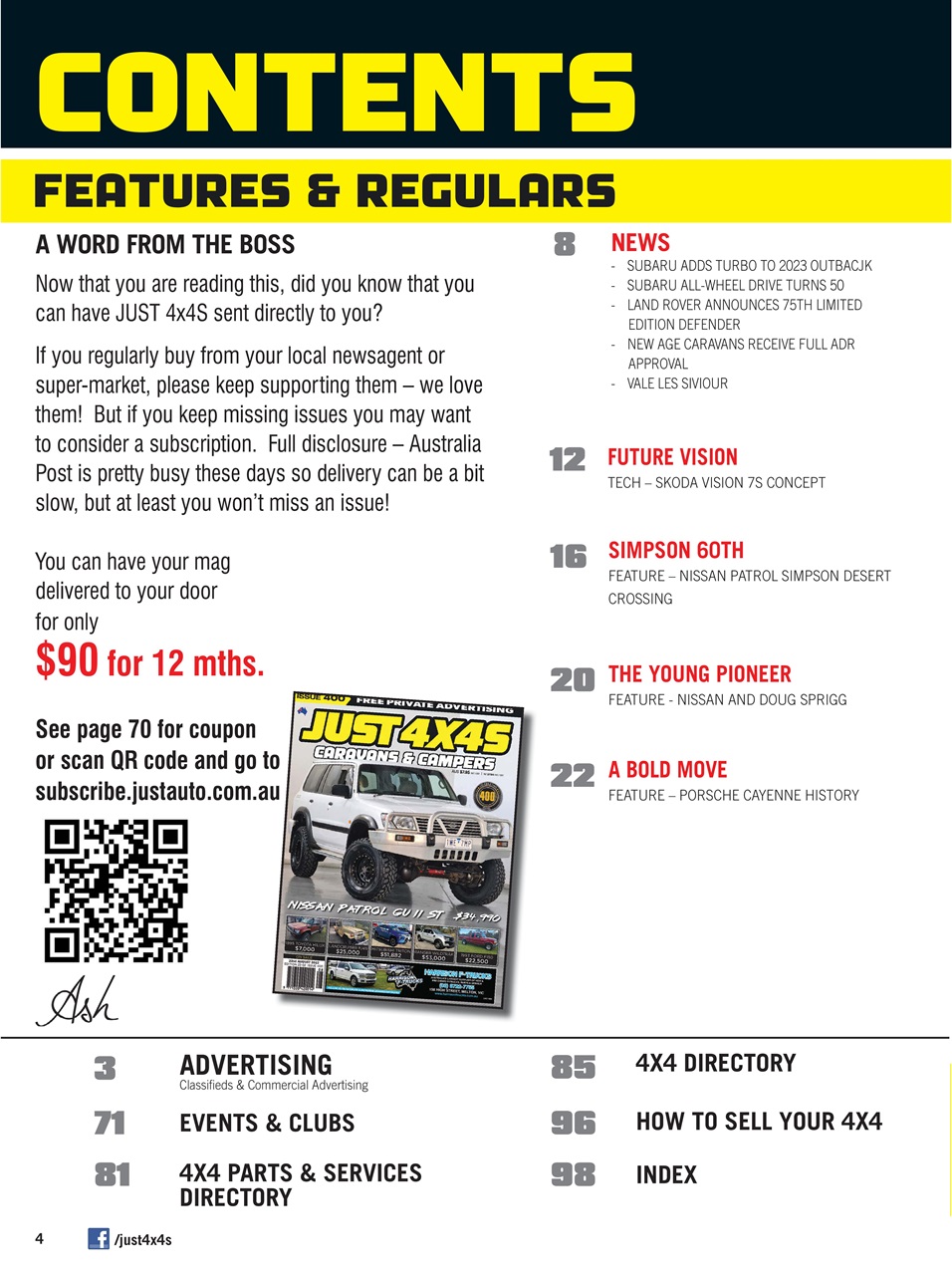 JUST 4X4S Preview Pages