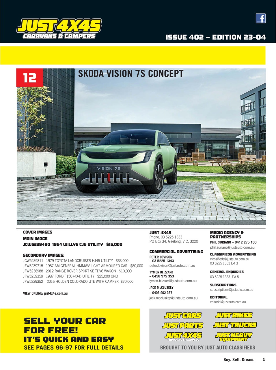 JUST 4X4S Preview Pages