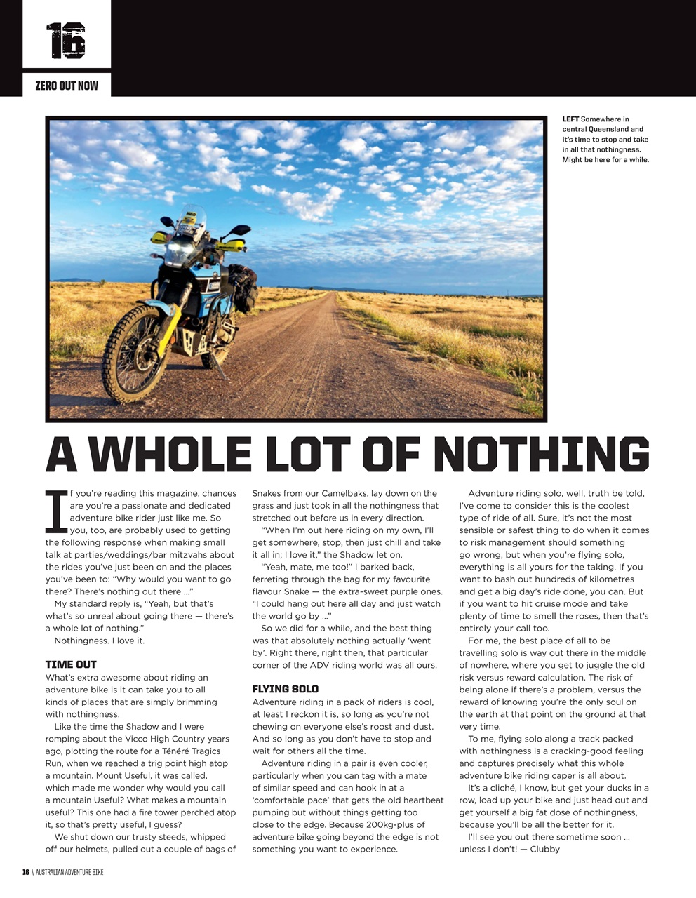 Australian Adventure Bike Preview Pages