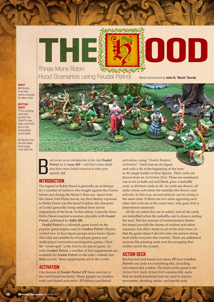 Miniature Wargames Preview Pages