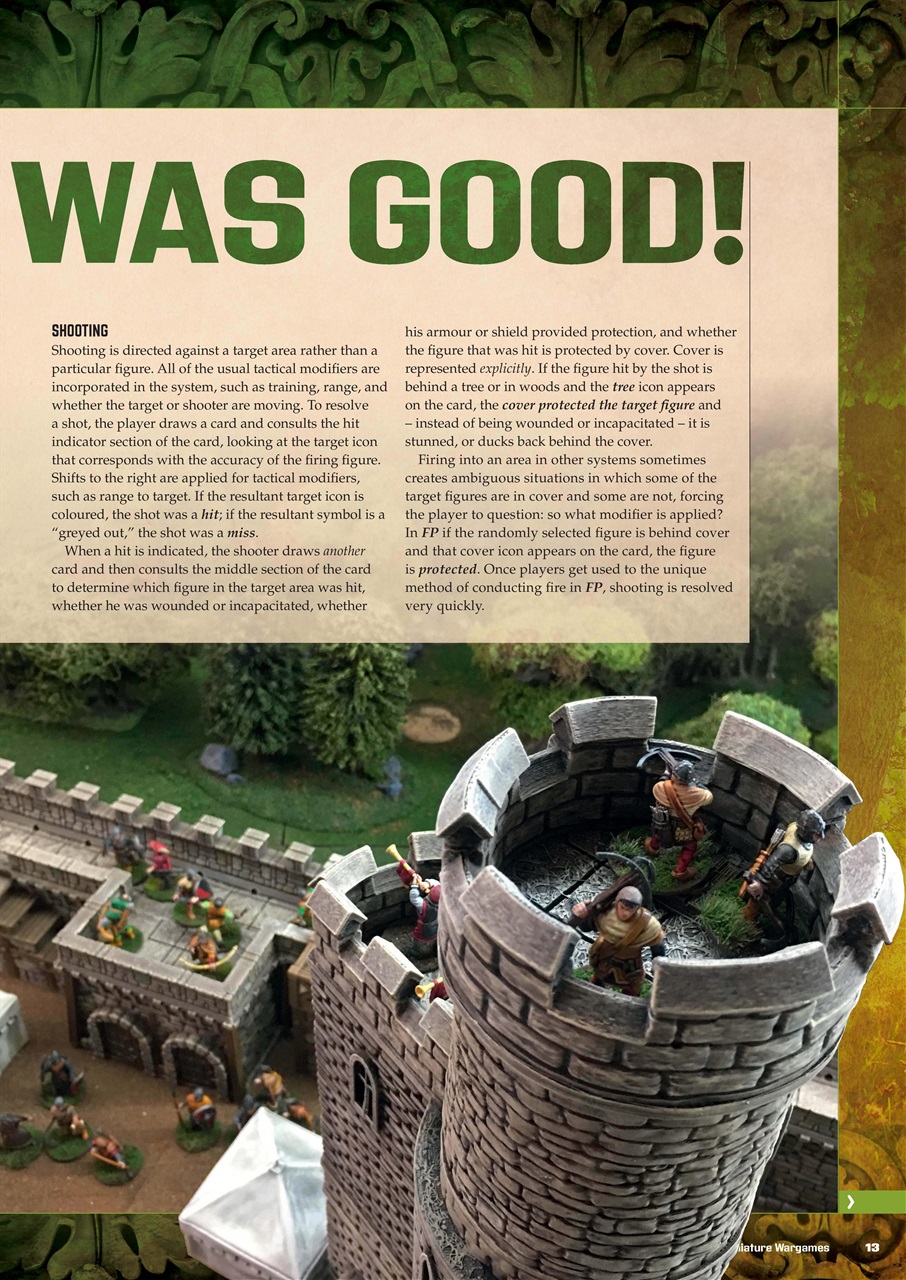 Miniature Wargames Preview Pages