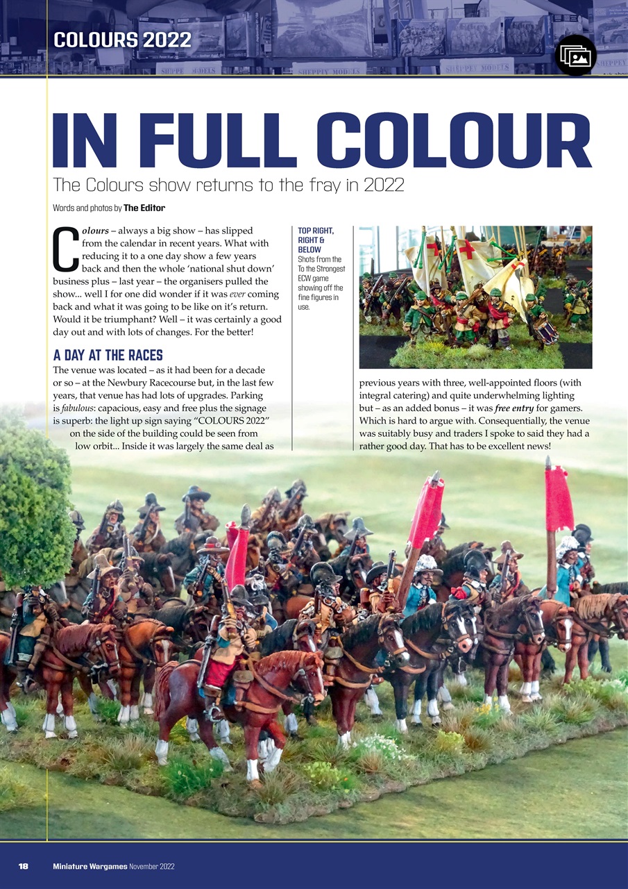 Miniature Wargames Preview Pages
