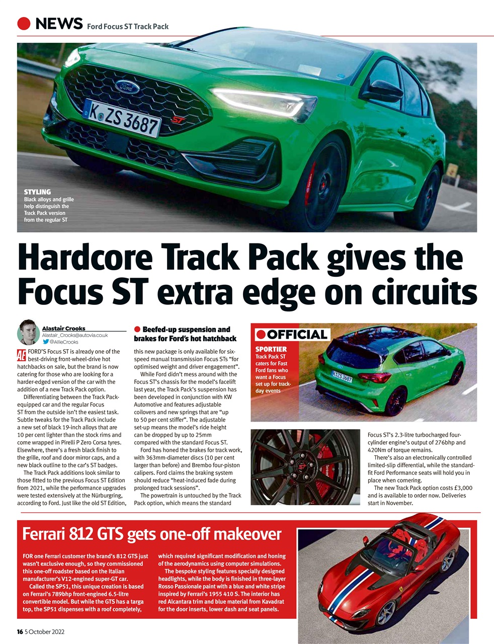 Auto Express Preview Pages