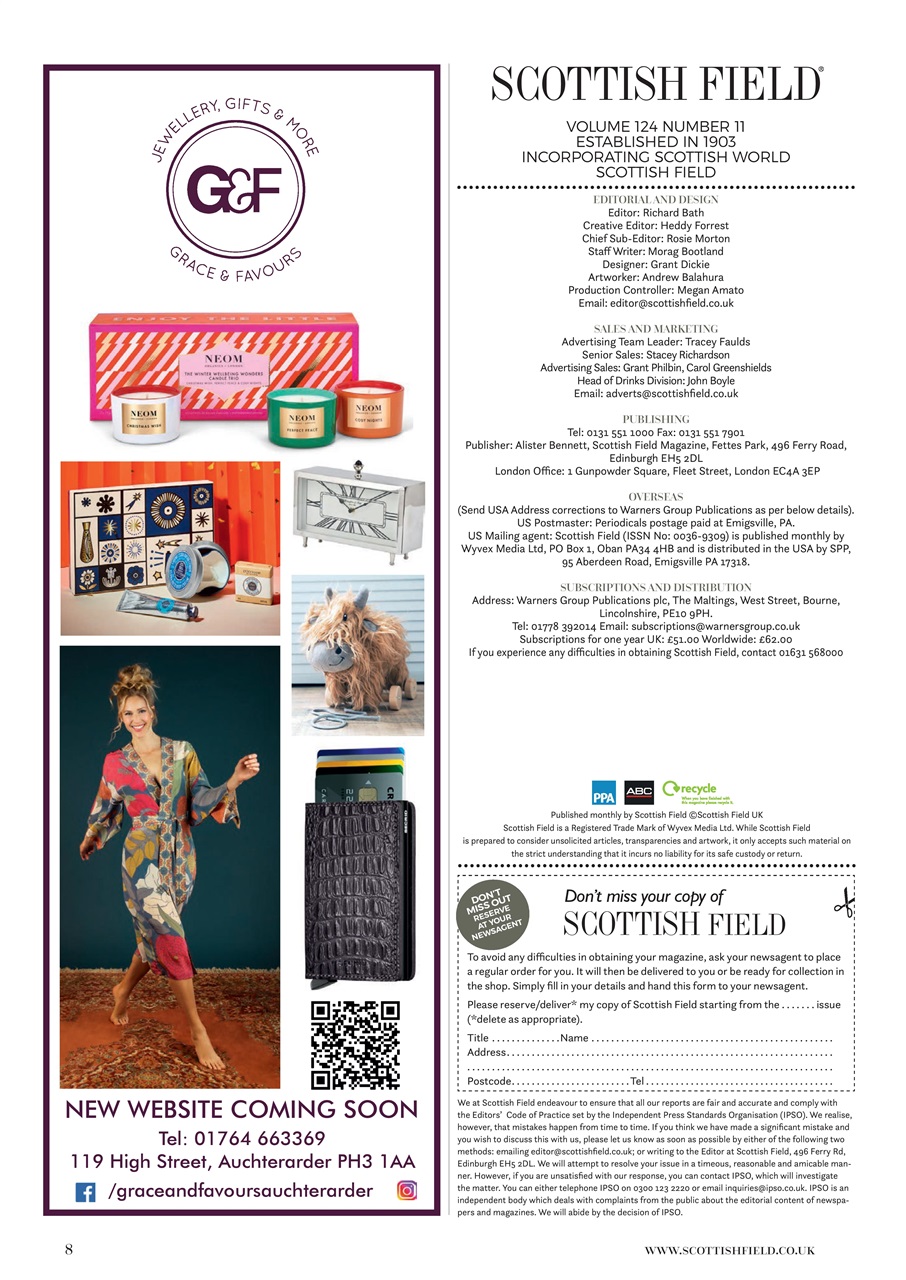 Scottish Field Preview Pages