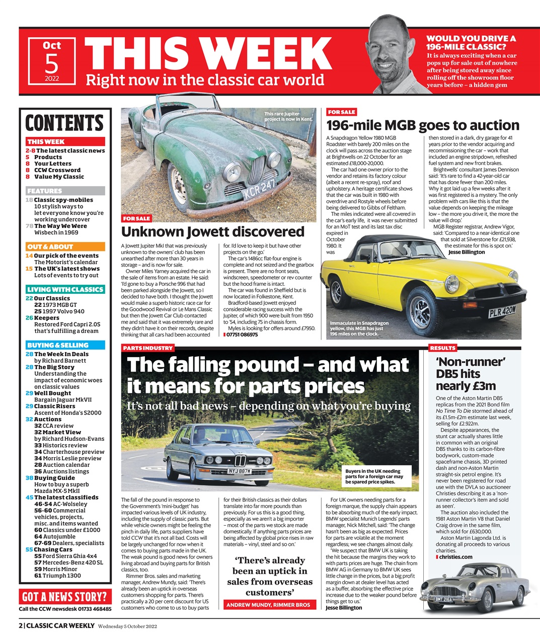 Classic Car Weekly Preview Pages