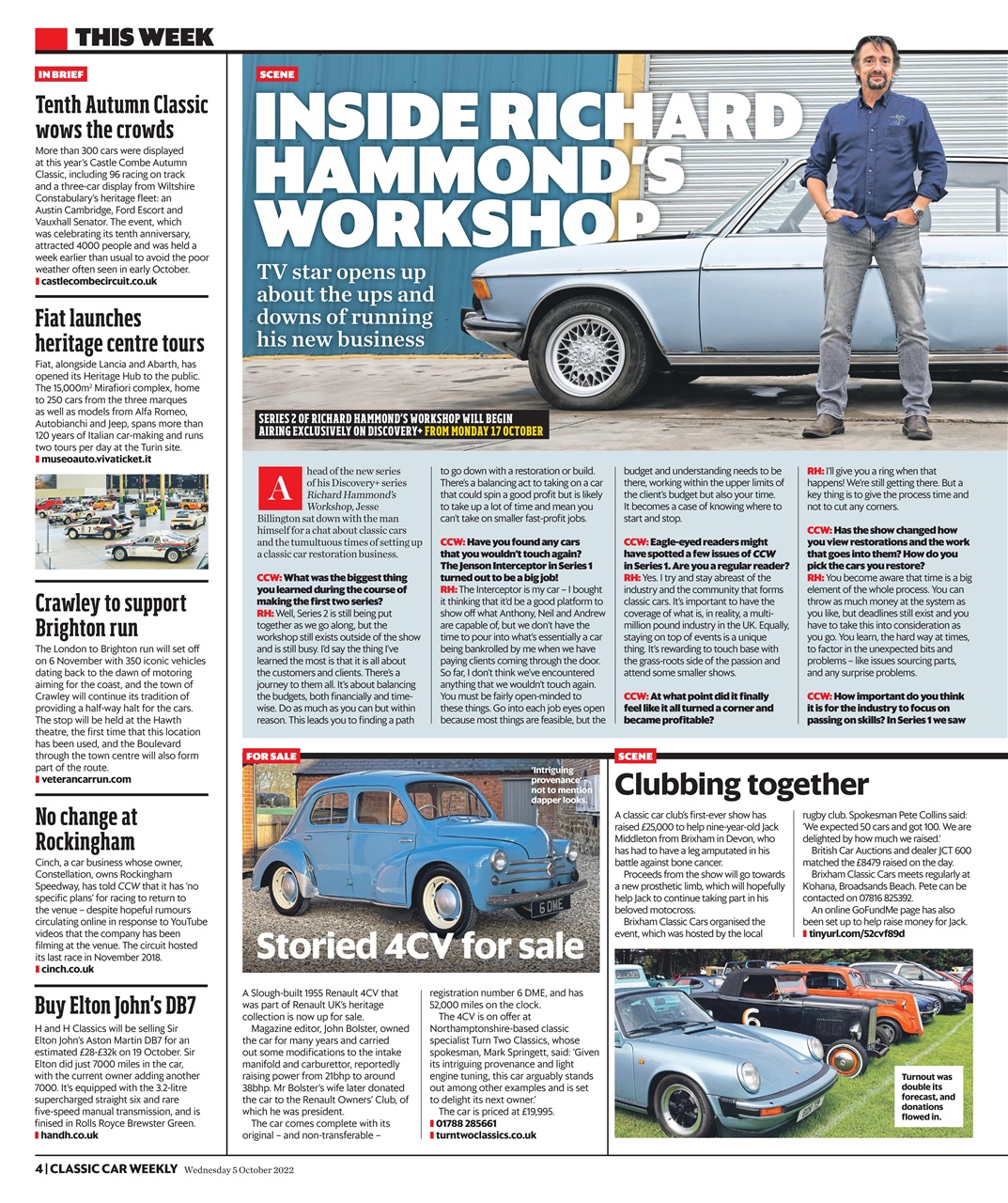 Classic Car Weekly Preview Pages