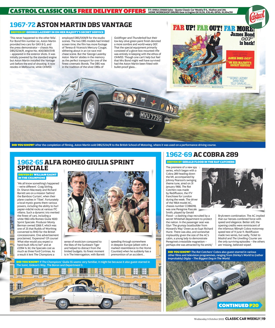 Classic Car Weekly Preview Pages