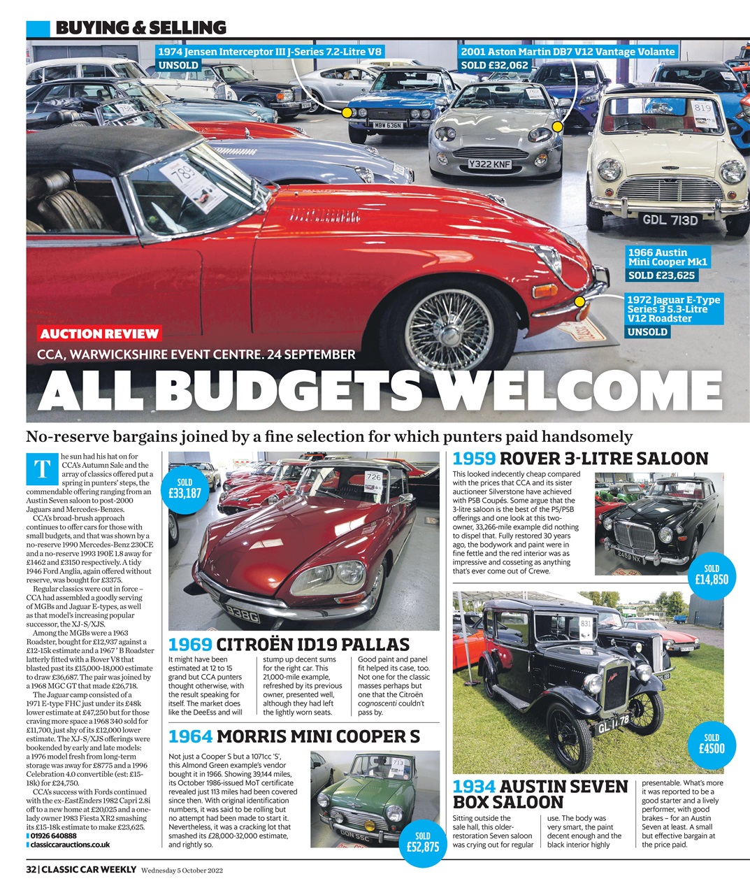 Classic Car Weekly Preview Pages