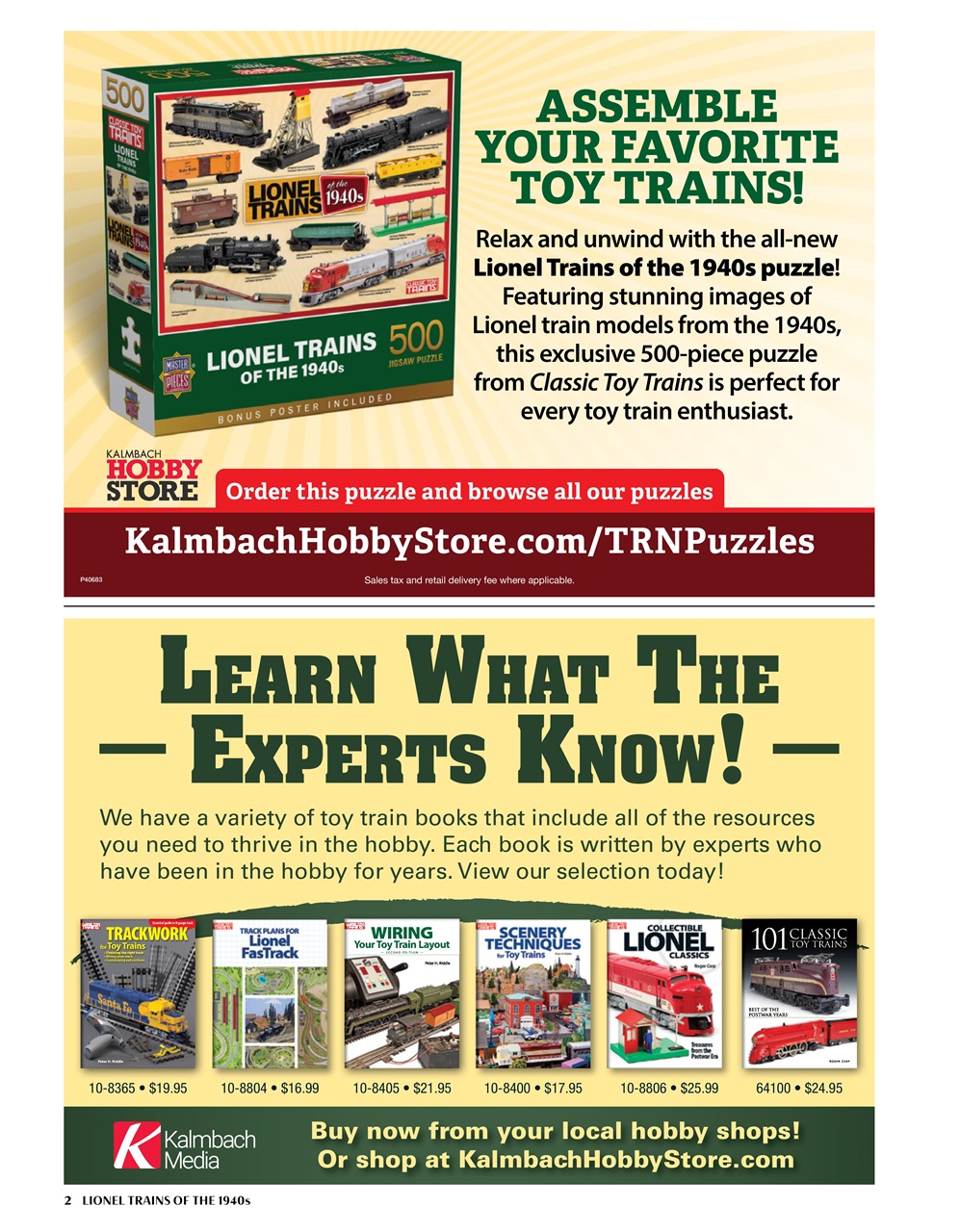 Classic Toy Trains Preview Pages