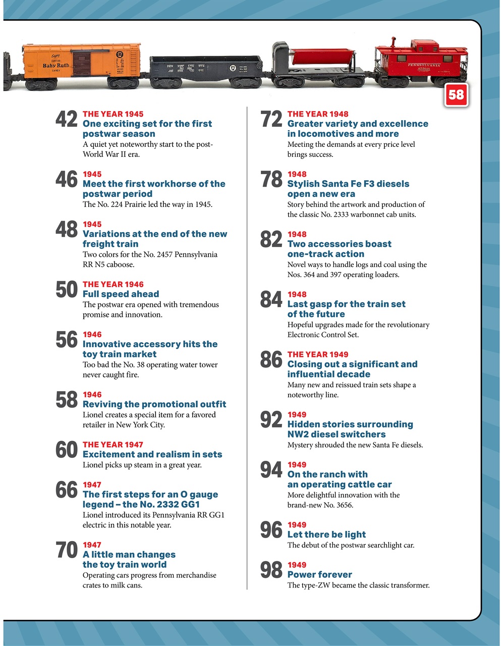 Classic Toy Trains Preview Pages