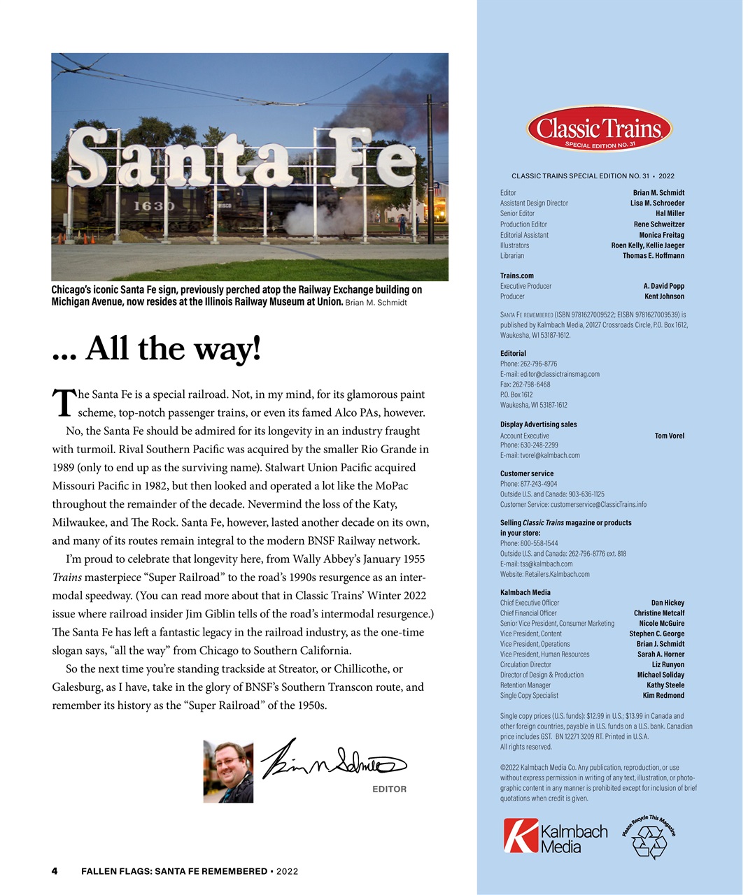 Classic Trains Preview Pages