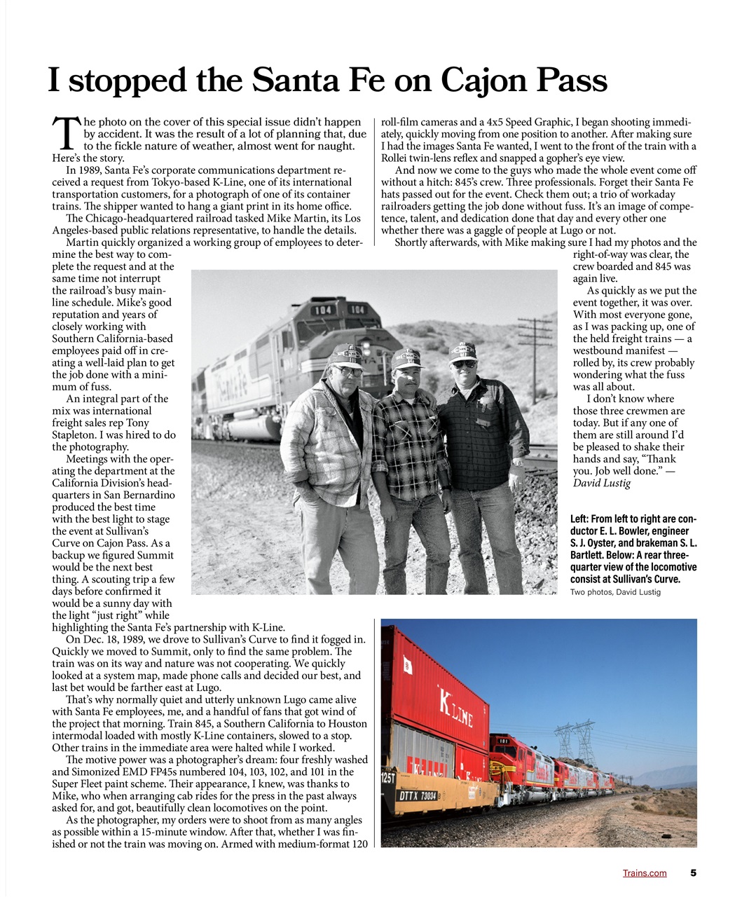 Classic Trains Preview Pages